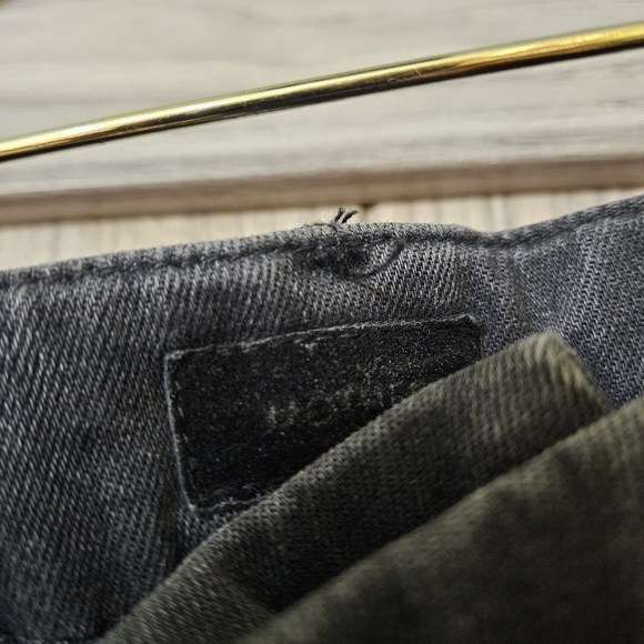 MOTHER Insider Striped Crop Step-Hem Fray Jeans in Guilty Racer - Picture 6 of 13